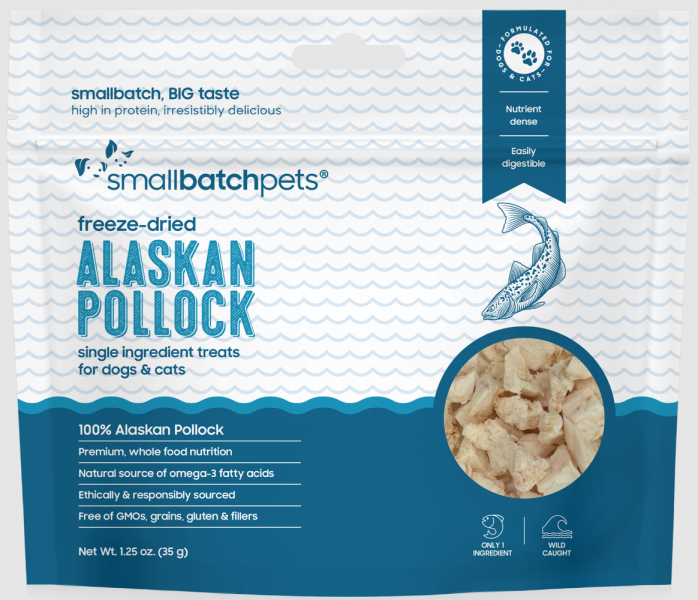 Small Batch Dog Treat FD Pollock 1.25 oz