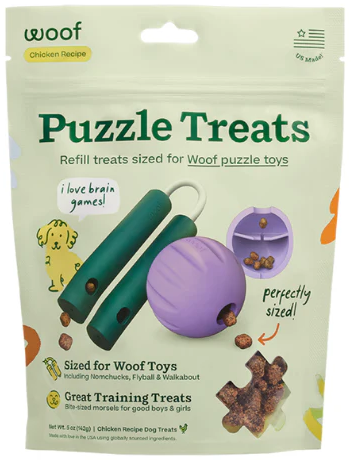 Woof* Dog Treat Forager Puzzle Treats 5 oz.