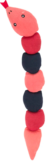 Zippy Paws Eco Patterned Snake Red