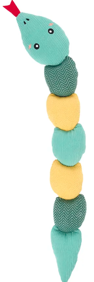 Zippy Paws Eco Patterned Snake Teal