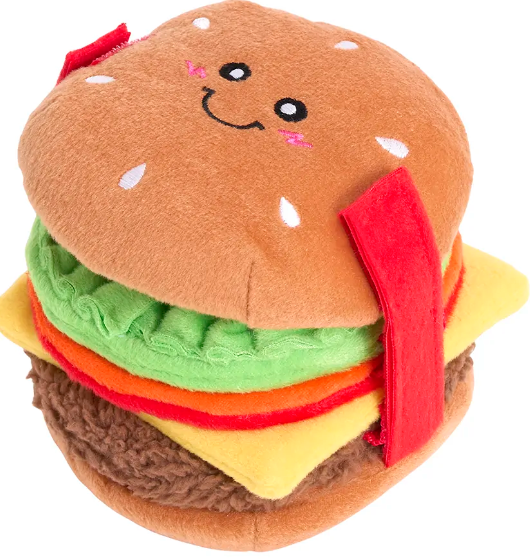 Zippy Paws Snufflerz Stacks Cheeseburger