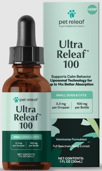 Pet Releaf* Liposome Hemp Oil 100 mg