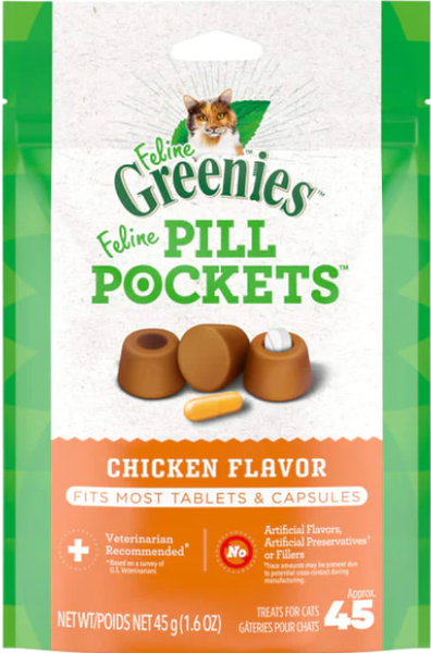 Feline Pill Pockets Chicken 1.6 oz.