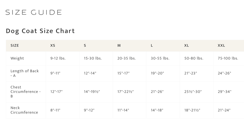 CPC Pendleton Puffer Dog Coat Harding