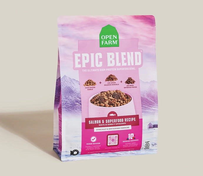 Open Farm Dog Dry Epic Blend Salmon Superfood 18 lb.
