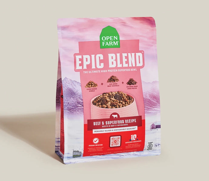 Open Farm Dog Dry Epic Blend Beef Superfood 18 lb.