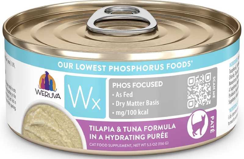 Weruva WX Phos Tilapia & Tuna Puree 5.5 oz.