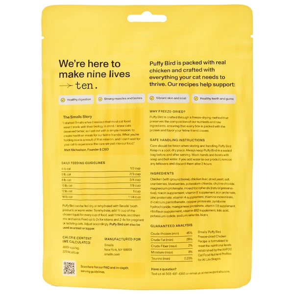 Smalls Cat FD Chicken 8 oz