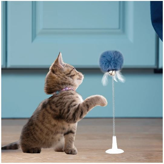 Kikkerland Cat Kitty Spring Toy