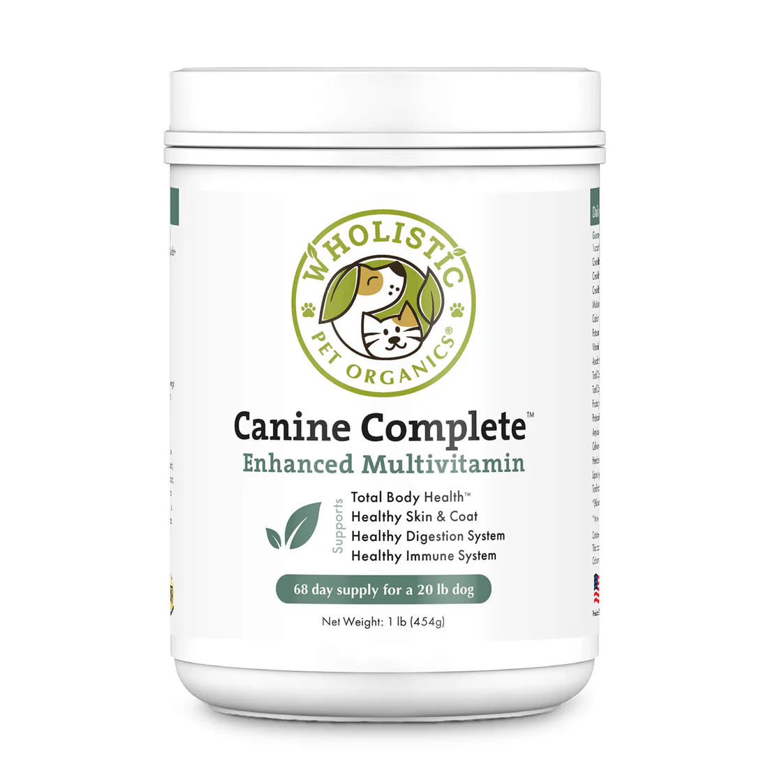 Wholistic* Pet Organics Canine Complete Whitefish 8 oz