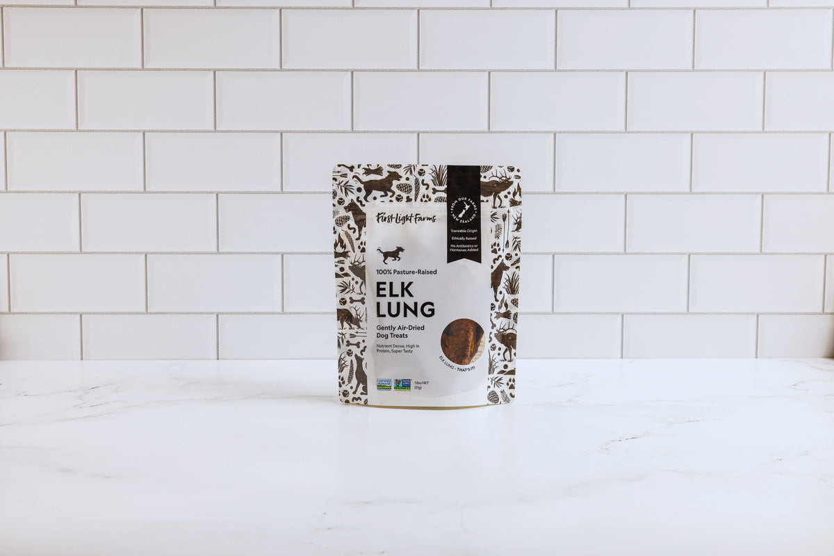 First Light Dog Treat Elk Lung 1.8 oz