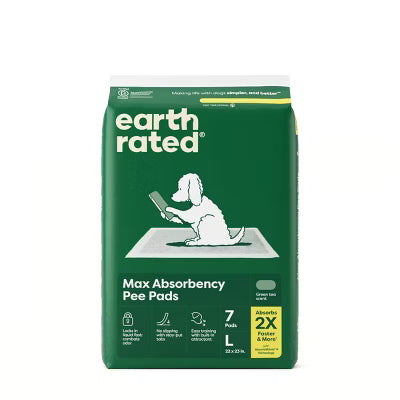 Earth Rated Dog Pee Pads 7 Pack Large 22" x 23"
