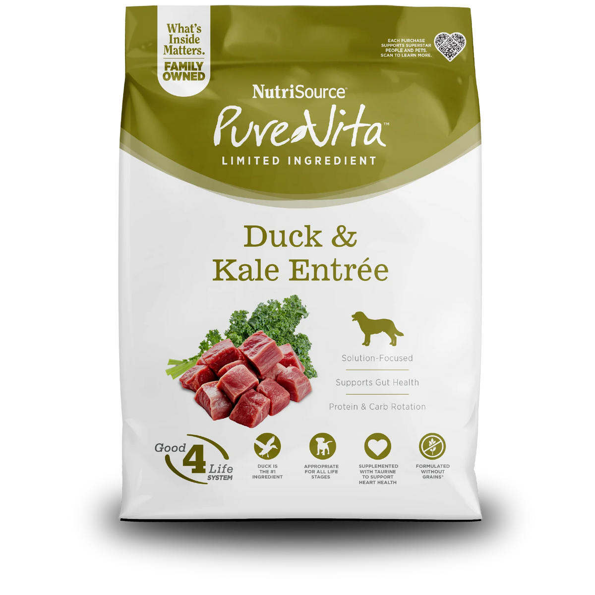 Pure Vita GF Duck & Kale 25 lb.