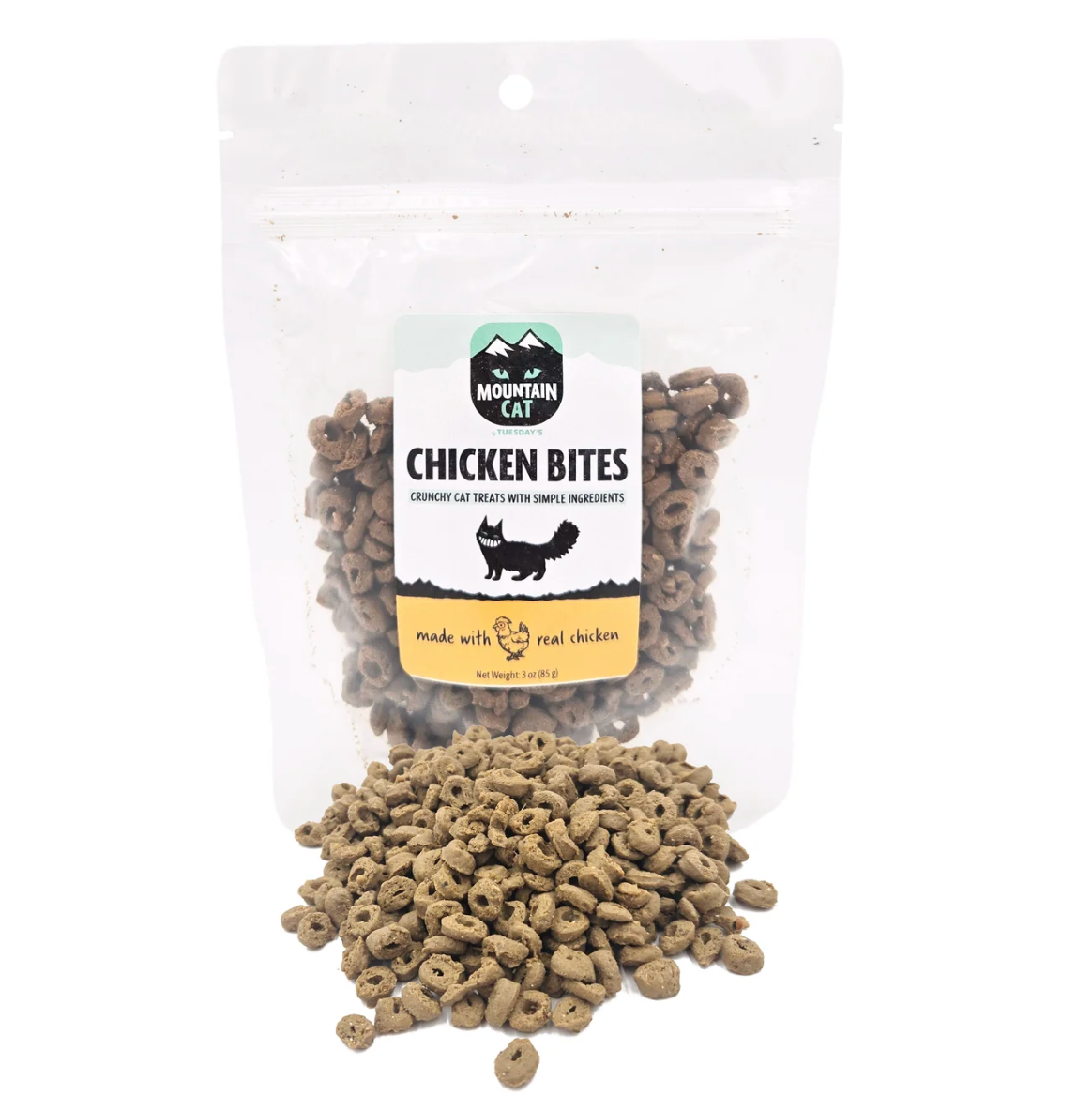 TND* Mountain Cat Treats Chicken Bites 3 oz