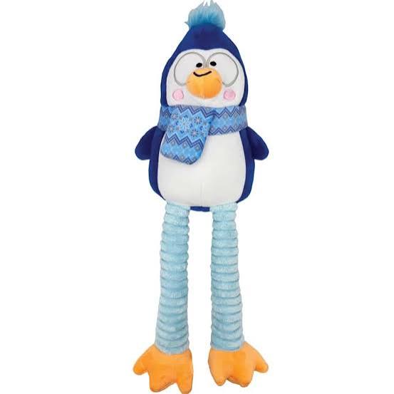 H&K Holiday Dog Toy Lankies Pippin Penguin Dog Toy