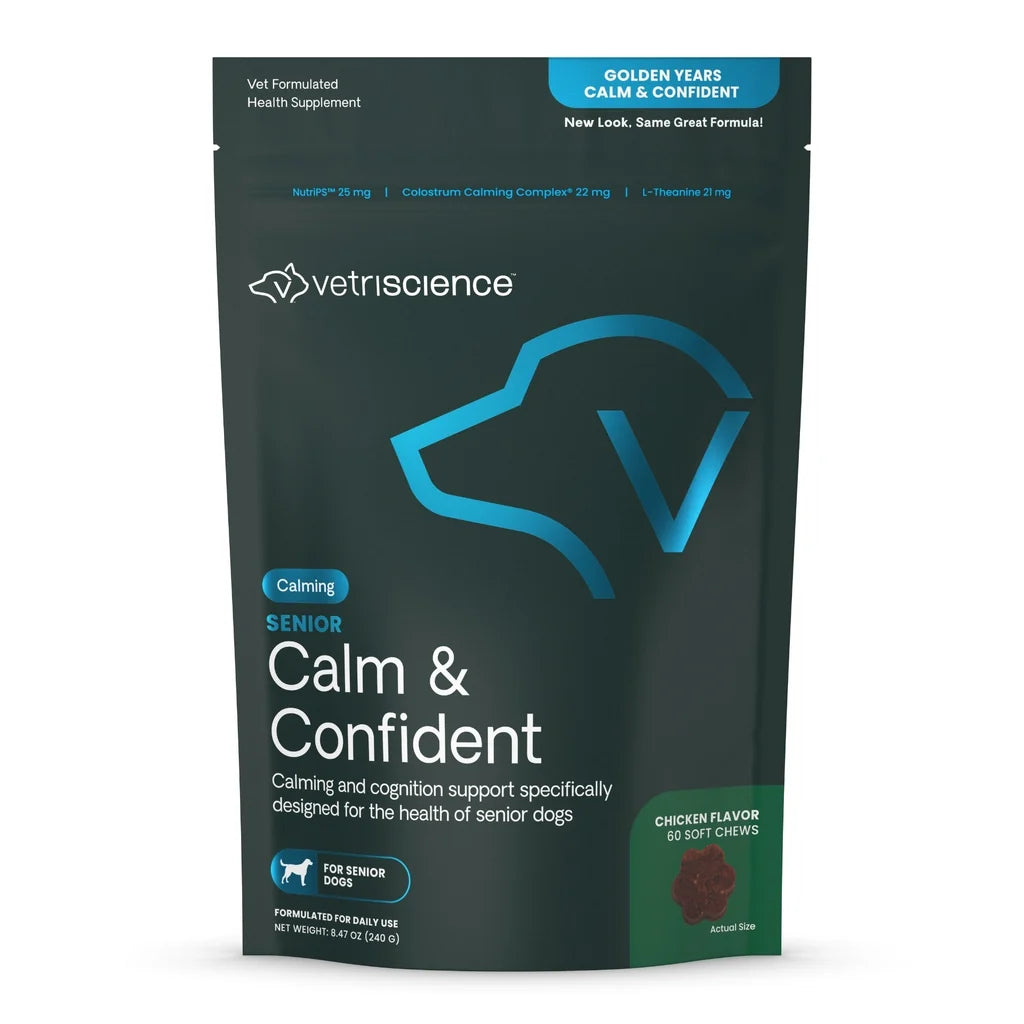 Vetri Science* Dog Senior Supplement Calm & Confident Chew Chicken 60 ct
