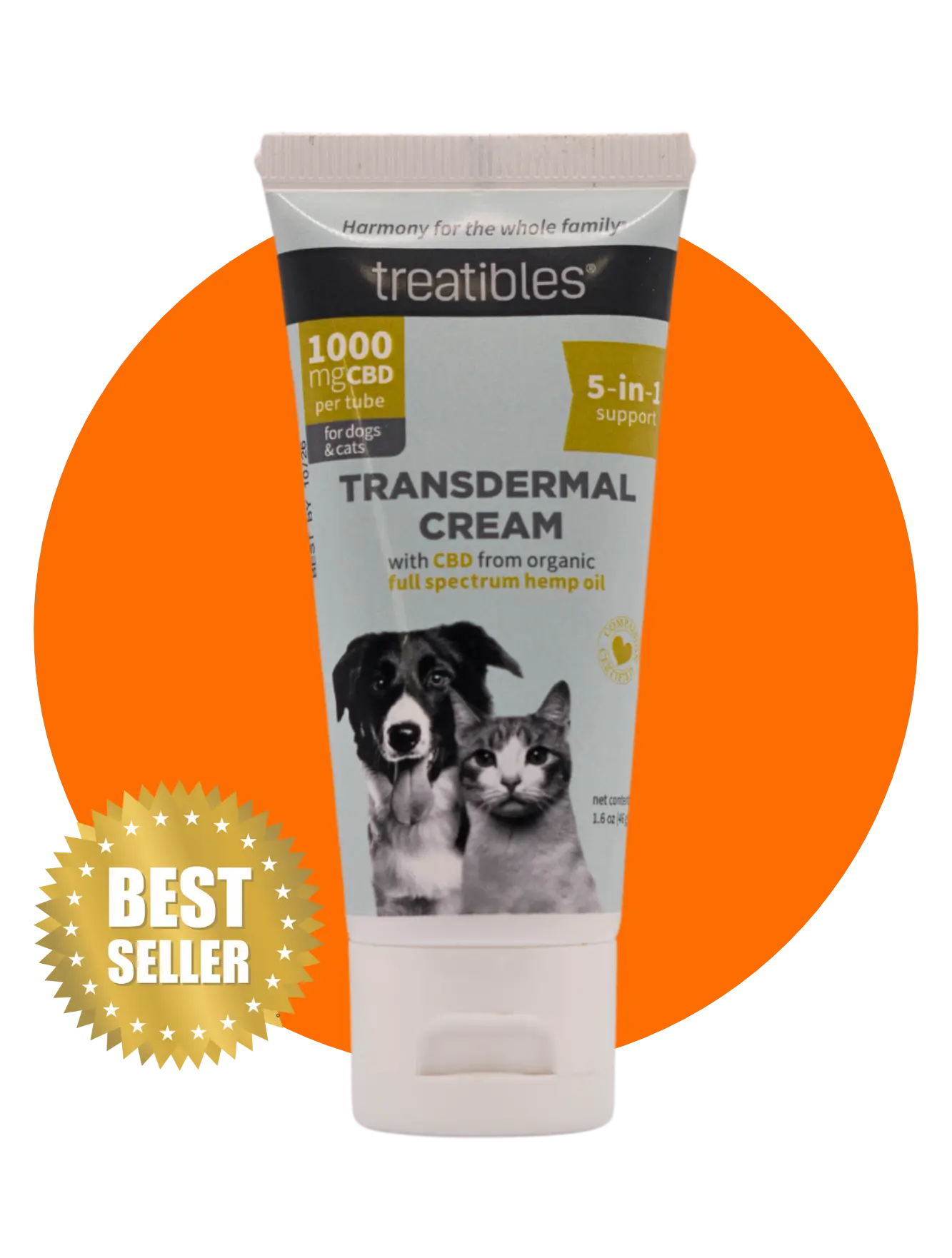 Treatibles Transdermal Organic Hemp Oil 1000mg