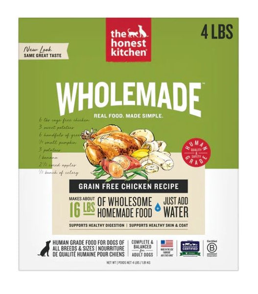 The Honest Kitchen Wholemade GF Chicken 4 lb