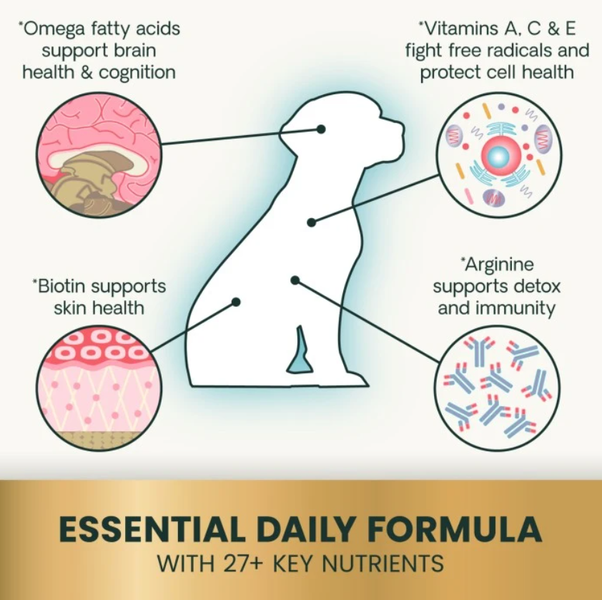 Vetri Science* Dog 27+ Active Health Chew Vegetable Multi Vitamin 30 ct.