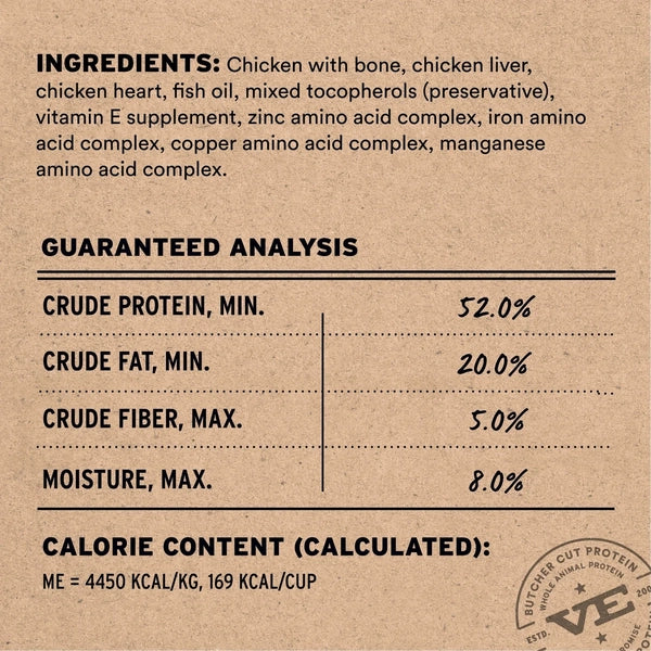 Vital Essentials Cat Food FD Soft Nibs Chicken 12 oz