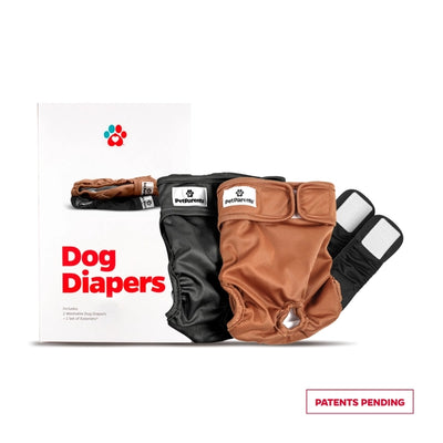 Pet Parents Washable Dog Diapers 2 Pack