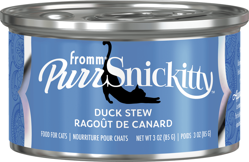 Fromm Cat Can PurrSnickitty Pate' Duck Stew 3 oz
