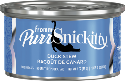 Fromm Cat Can PurrSnickitty Pate' Duck Stew 3 oz