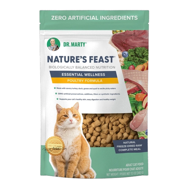 Dr. Marty Cat Food FD Nature's Feast Poultry 12 oz