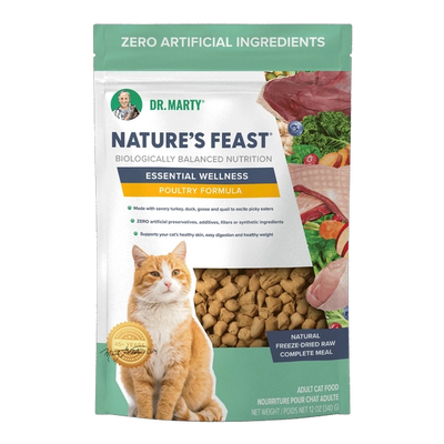 Dr. Marty Cat Food FD Nature's Feast Poultry 12 oz