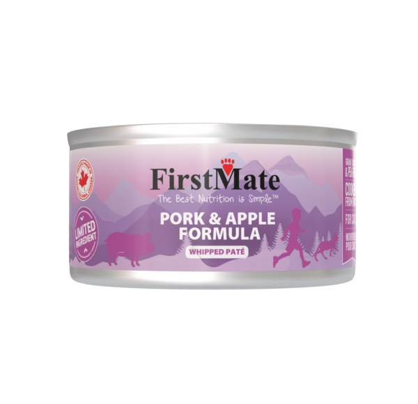 FirstMate Cat Can GF LID Pork & Apple 5.5 oz