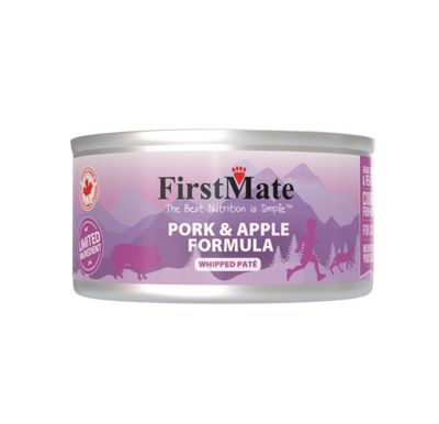 FirstMate Cat Can GF LID Pork & Apple 5.5 oz