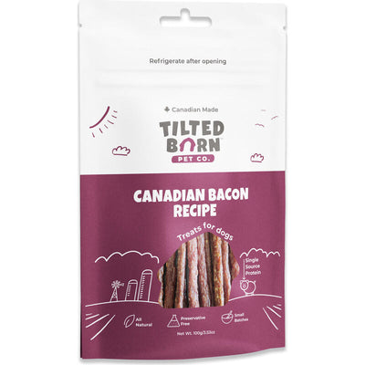 Tilted Barn Dog Treat Canadian Bacon 3.53 oz