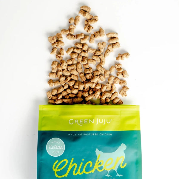 Green Juju Dog Food FD Extras Chicken + Sardine 14 oz