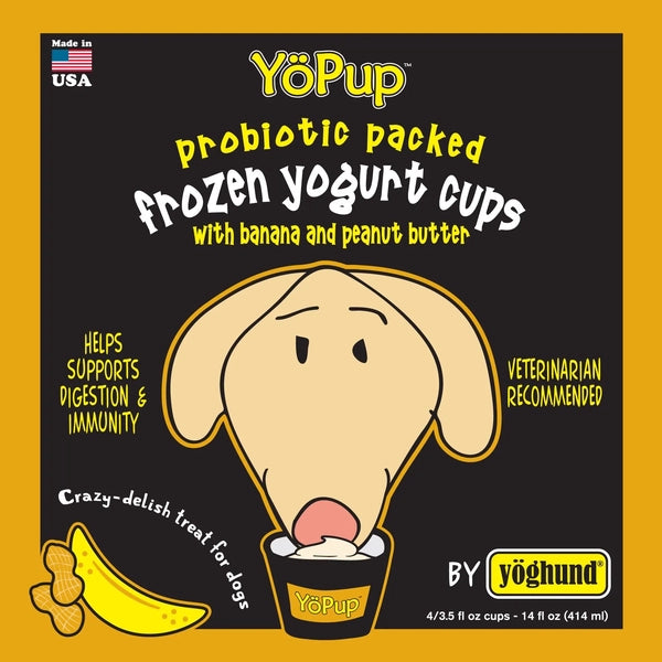 YoPup Dog Frozen Yogurt Banana & Peanut Butter 3.5 oz.