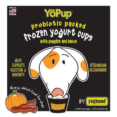 YoPup Dog Frozen Yogurt Pumpkin & Bacon 3.5 oz.