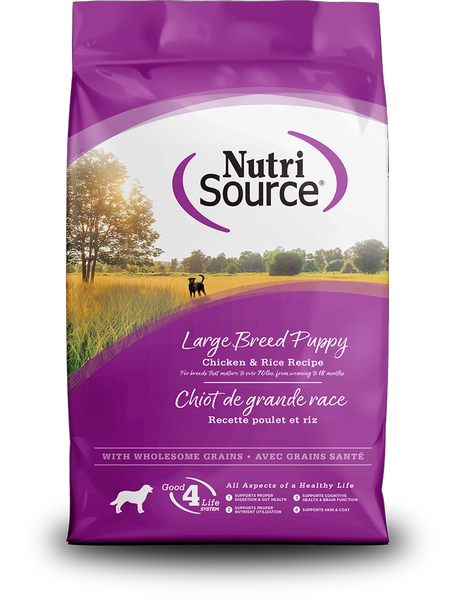 Nutrisource Large Breed Puppy Chicken & Rice 26 lb.