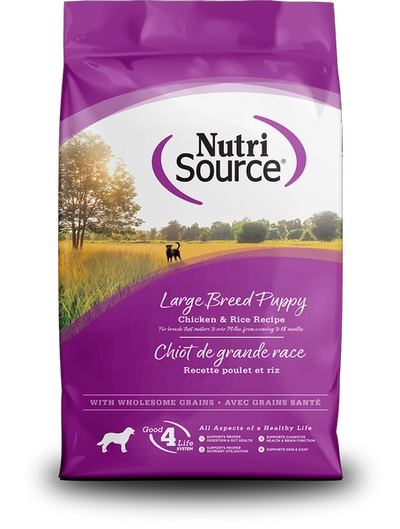 Nutrisource Large Breed Puppy Chicken & Rice 26 lb.