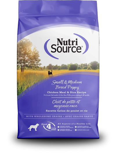 Nutrisource Sm/Med Breed Puppy Chicken & Rice 4 lb.