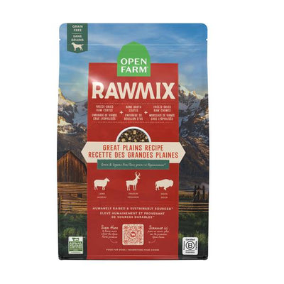 Open Farm Dog Dry GF RawMix Great Plains 20 lb.