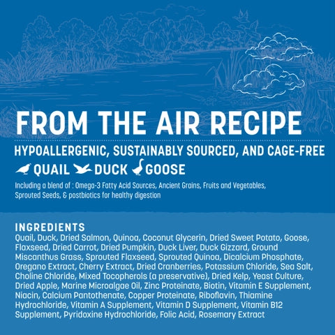 Earth Animal Dog Food Wisdom Air Dried From The Air 2 lb.