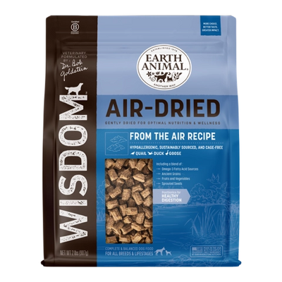 Earth Animal Dog Food Wisdom Air Dried From The Air 8 lb.