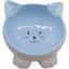 IndiPet Cat Bowl Face Stoneware