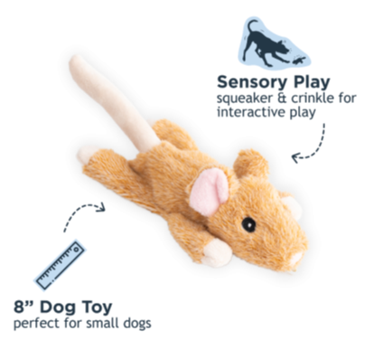 Tall Tails* Toy Plush Stuffless Mouse 8"