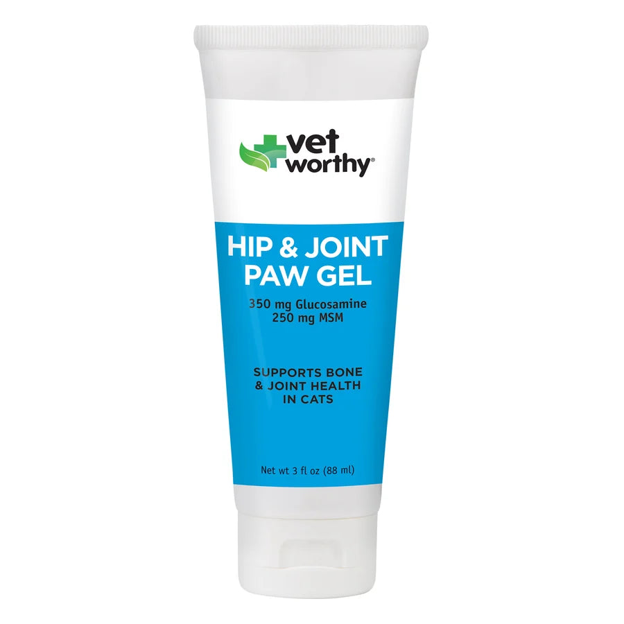 Vet Worthy* Cat Supplement Paw Gel Hip & Joint 3 oz