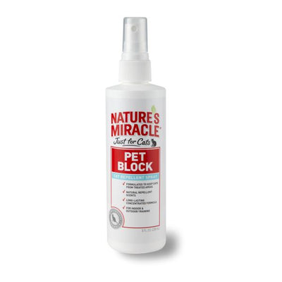 Nature's Miracle Cat Pet Block Repellant 8 oz.