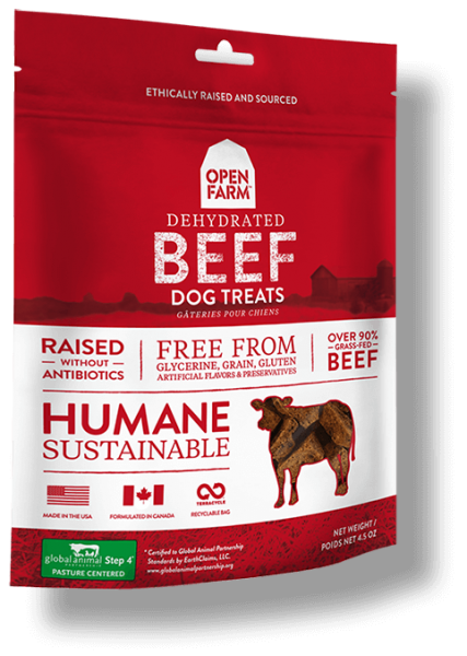 Open Farm Treat Dehydrated Beef 4.5 oz.