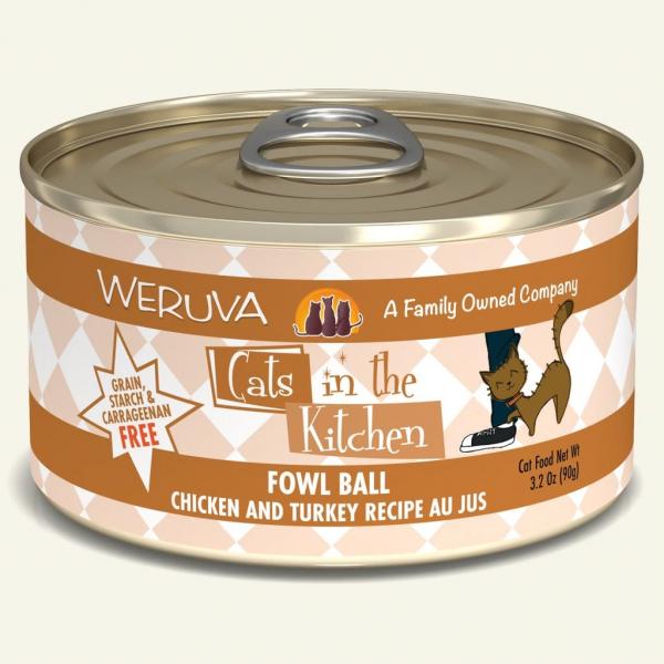 Weruva CITK Fowl Ball 3 oz.