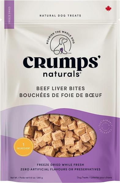 Crumps Freeze Dried Beef Liver Bites 2.5 oz.
