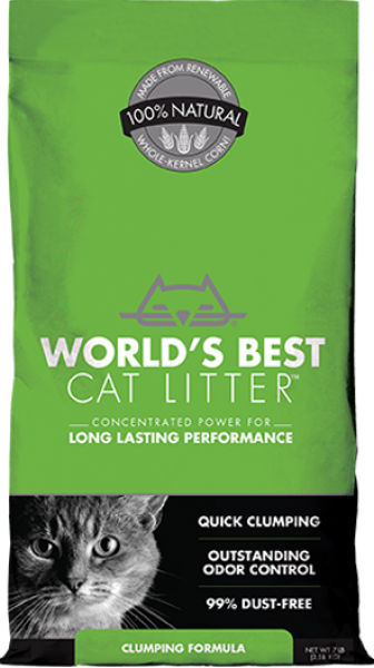 World's Best Cat Original Litter 15 lb. Green Label