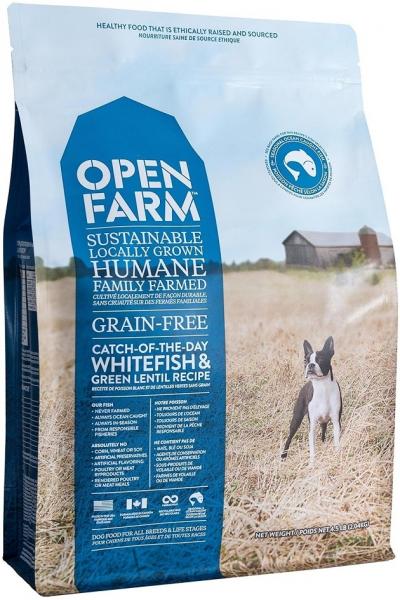 Open Farm Dog Dry GF Catch Of The Season Whitefish & Lentil 4 lb.